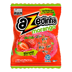 BALA AZEDINHA MASTIGAVEL MORANGO 500G RICLAN