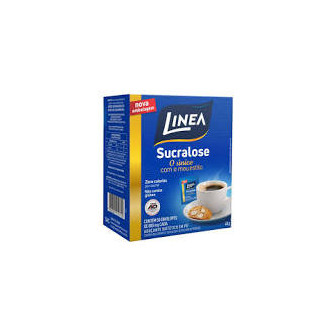 ADOÇANTE EM PÓ SUCRALOSE LINEA CAIXA 25G 50 UNIDADES