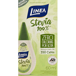 ADOÇANTE LÍQUIDO STEVIA LINEA CAIXA 60ML