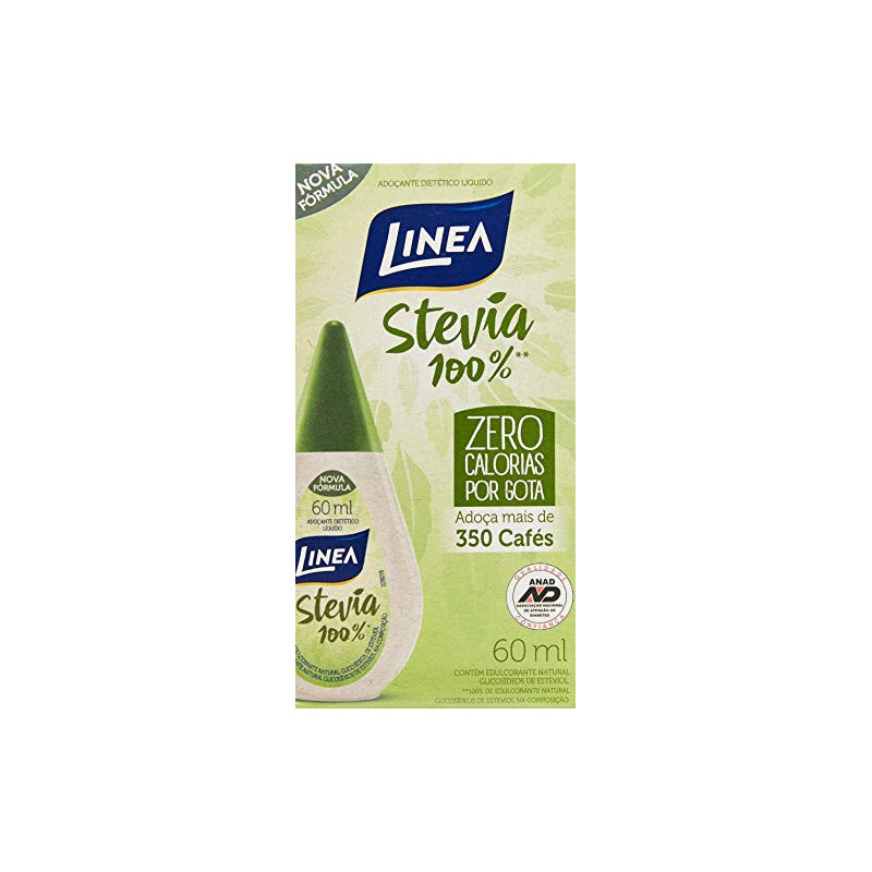 ADOÇANTE LÍQUIDO STEVIA LINEA CAIXA 60ML