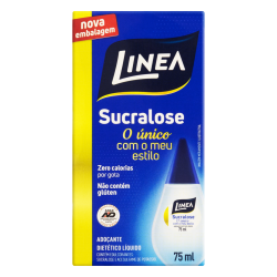 ADOÇANTE LÍQUIDO SUCRALOSE LINEA CAIXA 75ML