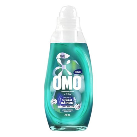 LAVA ROUPA LIQ OMO CICLO RAPIDO ACAO TOTAL 750ML