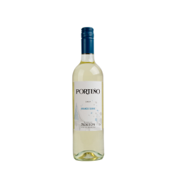 VINHO ARGENTINO BRANCO SUAVE PORTEÑO NORTON MENDOZA GARRAFA 750ML