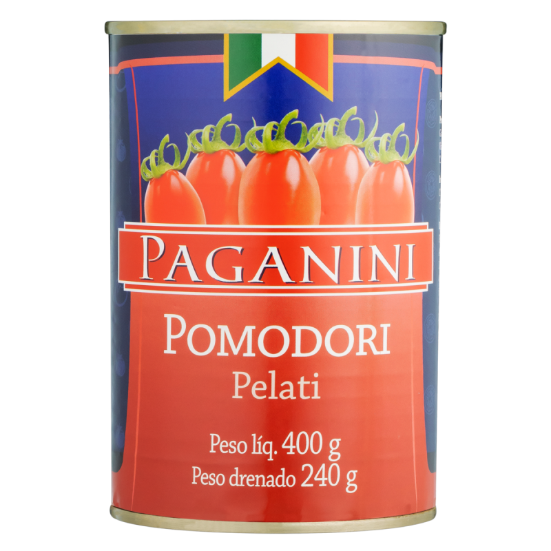 TOMATE PELADO PAGANINI LATA 400G