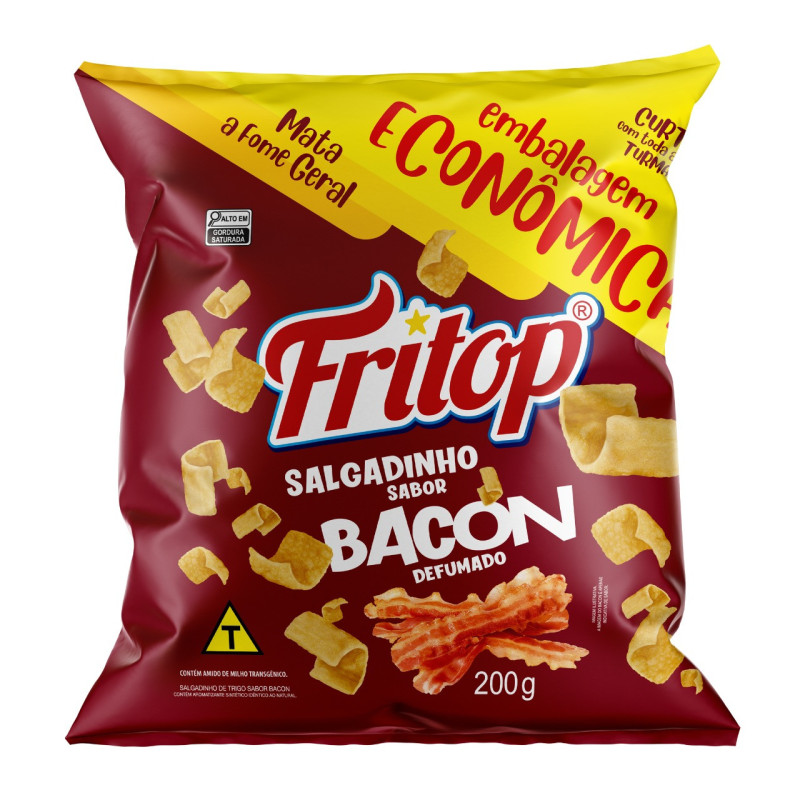 SALG MILHO FRITOP BACON DEFUMADO 200G