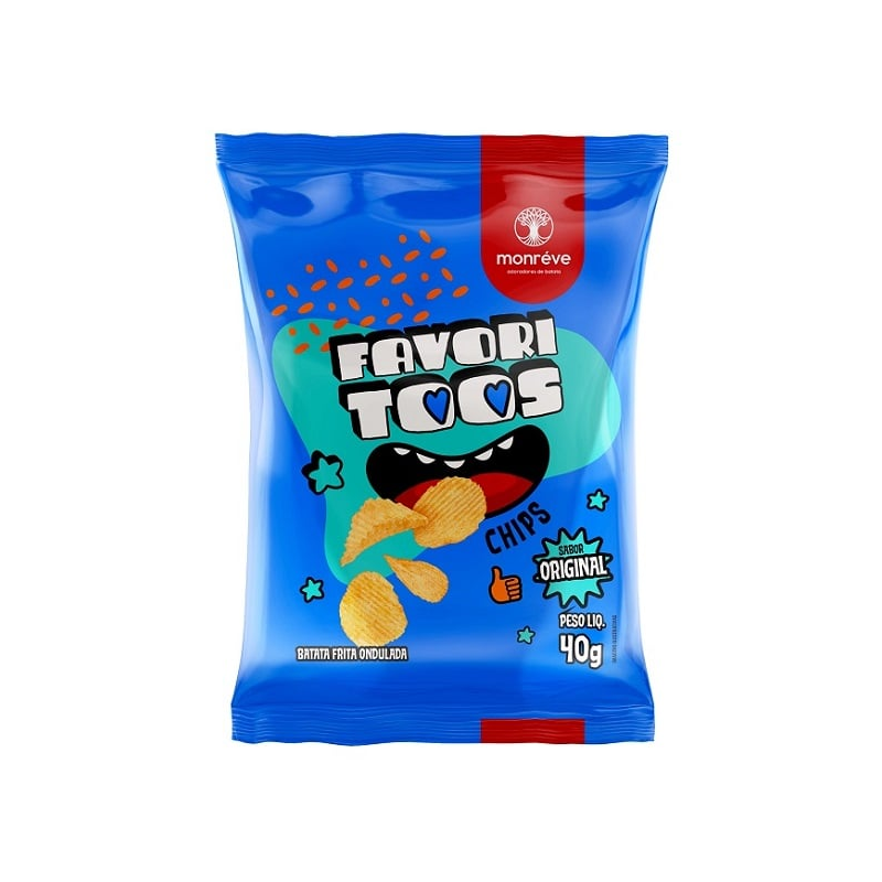 CHIPS BATATA FAVORITOOS 40G ORIGINAL