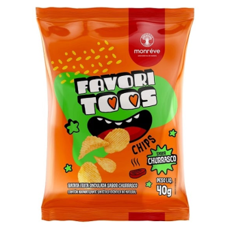 CHIPS BATATA FAVORITOOS 40G CHURRASCO