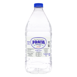 ÁGUA MINERAL NATURAL SEM GÁS PRATA GARRAFA 2,5L