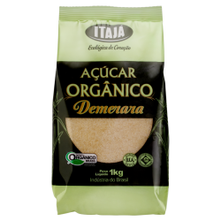 AÇÚCAR DEMERARA ORGÂNICO ITAJÁ PACOTE 1KG
