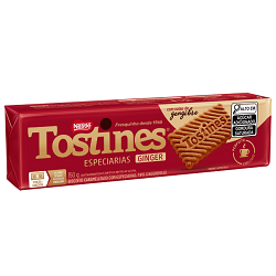 BISCOITO TOSTINES ESPECIAL GENGIBRE 150G NESTLE