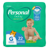 FRALDA DESCARTÁVEL PERSONAL BABY PROTECT & SEC G PACOTE 22 UNIDADES
