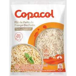 FILÉ DE PEITO DE FRANGO COZIDO DESFIADO CONGELADO COPACOL 500G
