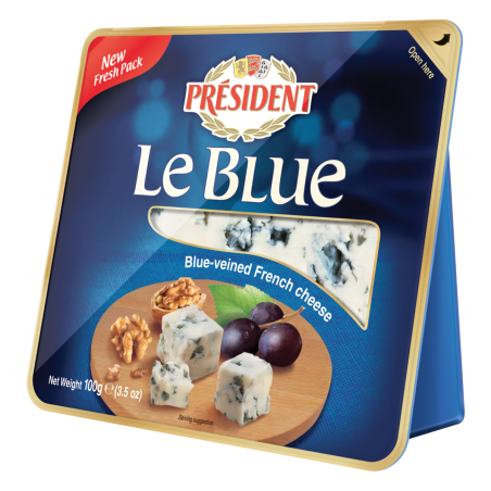 QUEIJO AZUL PRÉSIDENT 100G