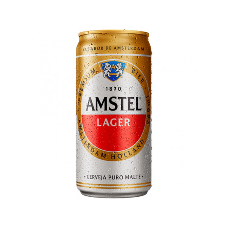 CERVEJA LAGER PURO MALTE AMSTEL LATA 269ML