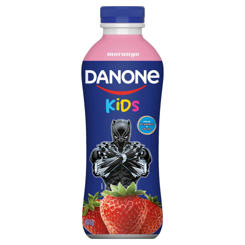 IOGURTE MORANGO DANONE KIDS GARRAFA 800G