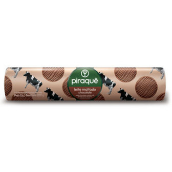 BISCOITO LEITE MALTADO CHOCOLATE PIRAQUÊ PACOTE 132G