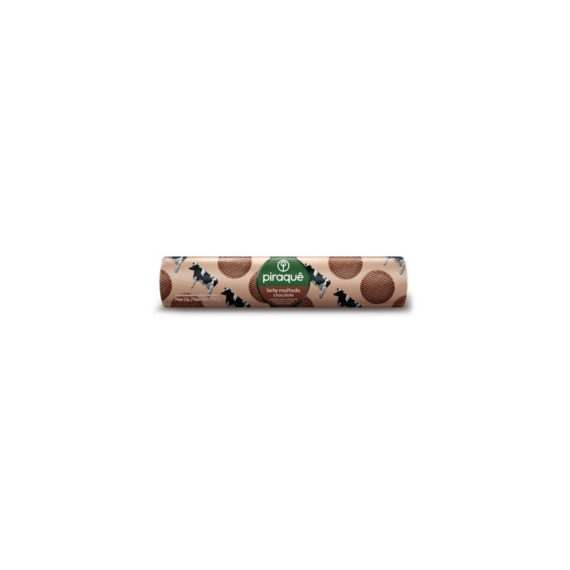 BISCOITO LEITE MALTADO CHOCOLATE PIRAQUÊ PACOTE 132G