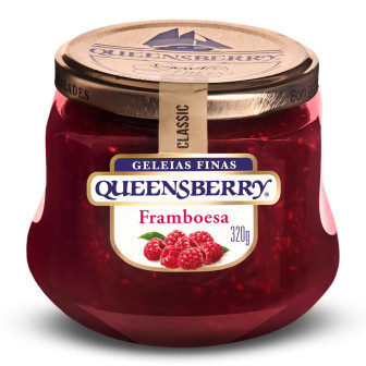 GELEIA FRAMBOESA QUEENSBERRY CLASSIC VIDRO 320G