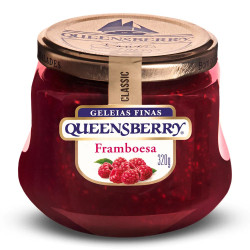 GELEIA FRAMBOESA QUEENSBERRY CLASSIC VIDRO 320G