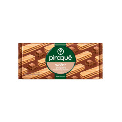BISCOITO WAFER RECHEIO CHOCOLATE PIRAQUÊ PACOTE 100G