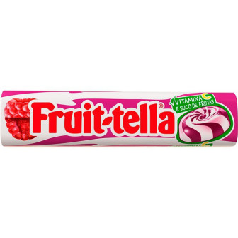 BALA FRAMBOESA COM CREME DE LEITE FRUIT-TELLA PACOTE 41G