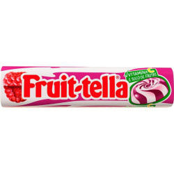BALA FRAMBOESA COM CREME DE LEITE FRUIT-TELLA PACOTE 41G