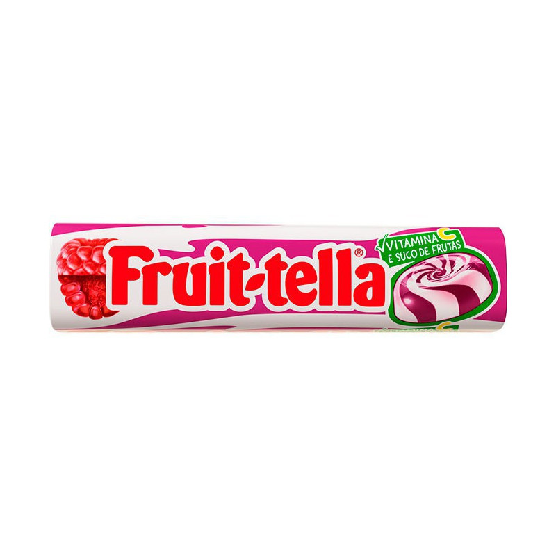 BALA FRAMBOESA COM CREME DE LEITE FRUIT-TELLA PACOTE 41G