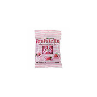 PACK BALA MORANGO COM CREME DE LEITE FRUIT-TELLA CAIXA 615G