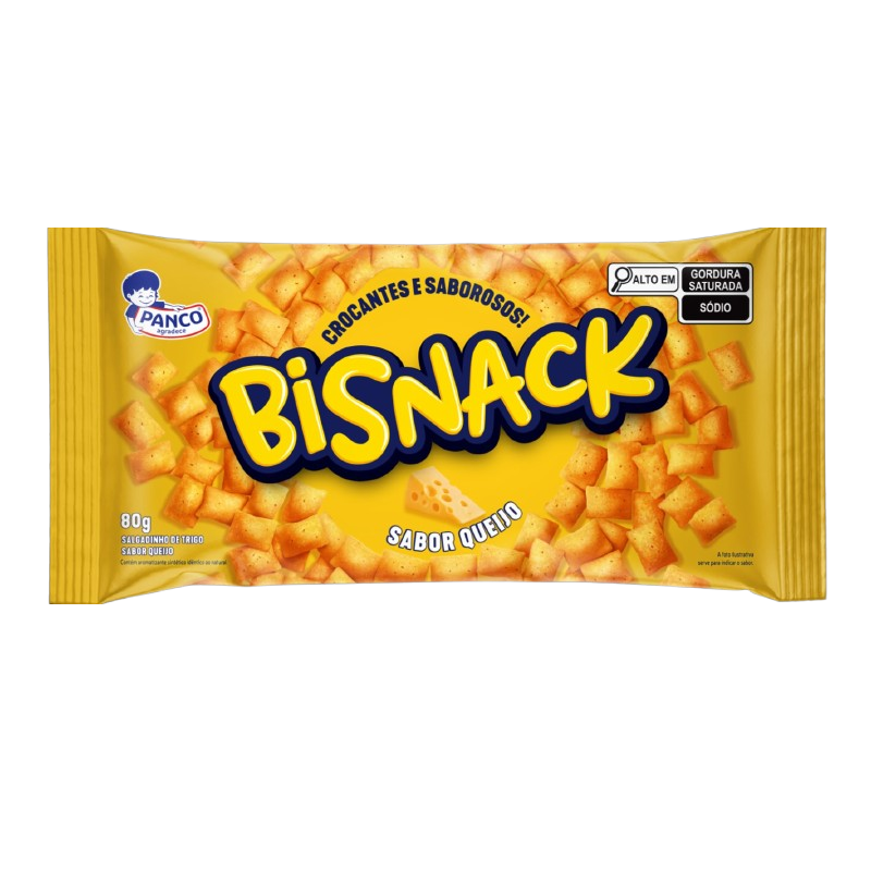 SALG.PANCO BISNACK 80G QUEIJO SUICO