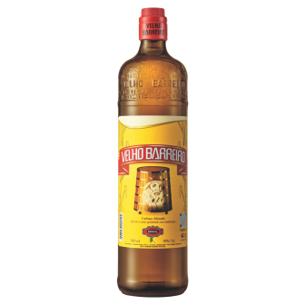 CACHAÇA ADOÇADA VELHO BARREIRO GARRAFA 910ML