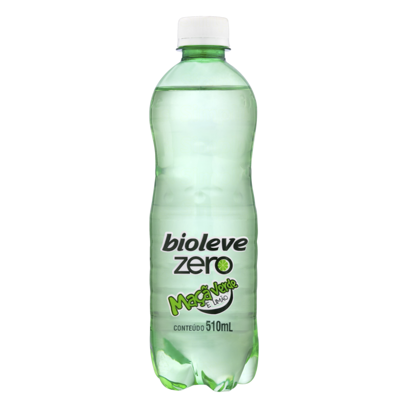 REFRIGERANTE MAÇÃ-VERDE E LIMÃO BIOLEVE ZERO GARRAFA 510ML
