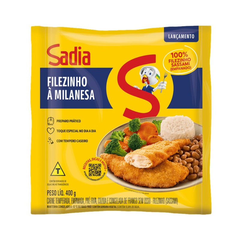 FILEZINHO FGO A MILANESA SADIA 400G