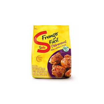 FILÉ DE PEITO DE FRANGO CONGELADO TEMPERADO SADIA FRANGO FÁCIL 700G