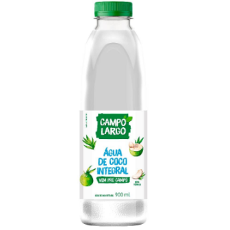 ÁGUA DE COCO INTEGRAL CAMPO LARGO GARRAFA 900ML