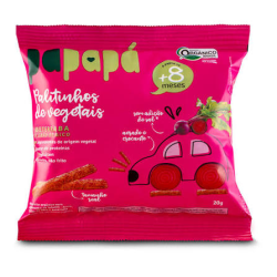 PAPAPA PALITINHOS DE BETERRABA E GRAO DE BICO 20G