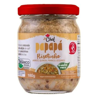 PAPAPA VD.RISOTINHO ORG.ARROZ/QUINOA/FRAN/LEG 180G