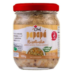 PAPAPA VD.RISOTINHO ORG.ARROZ/QUINOA/FRAN/LEG 180G