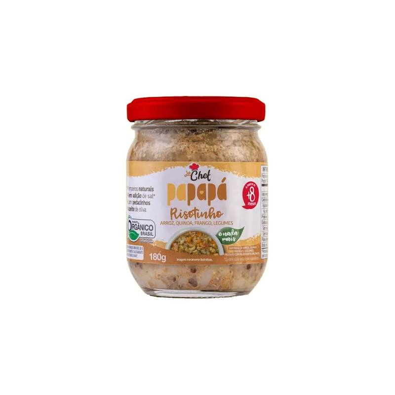 PAPAPA VD.RISOTINHO ORG.ARROZ/QUINOA/FRAN/LEG 180G