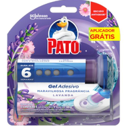 DETERGENTE SANITÁRIO GEL ADESIVO LAVANDA PATO 38G REFIL MENOR PREÇO