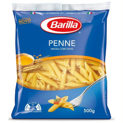 MACARRÃO COM OVOS PENNE RIGATE BARILLA PACOTE 500G