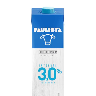 LEITE UHT INTEGRAL PAULISTA CAIXA COM TAMPA 1L