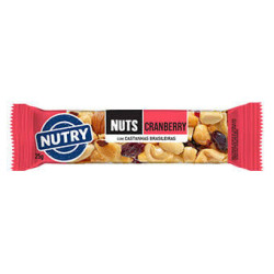 BARRA DE NUTS CRANBERRY NUTRY PACOTE 25G