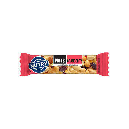 BARRA DE NUTS CRANBERRY NUTRY PACOTE 25G