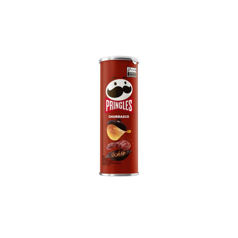 SALGADINHO DE BATATA CHURRASCO PRINGLES TUBO 109G
