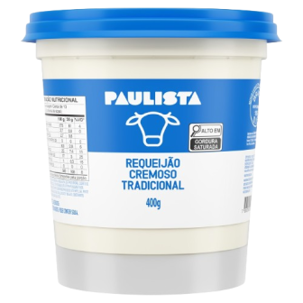 REQUEIJÃO CREMOSO TRADICIONAL PAULISTA POTE 400G