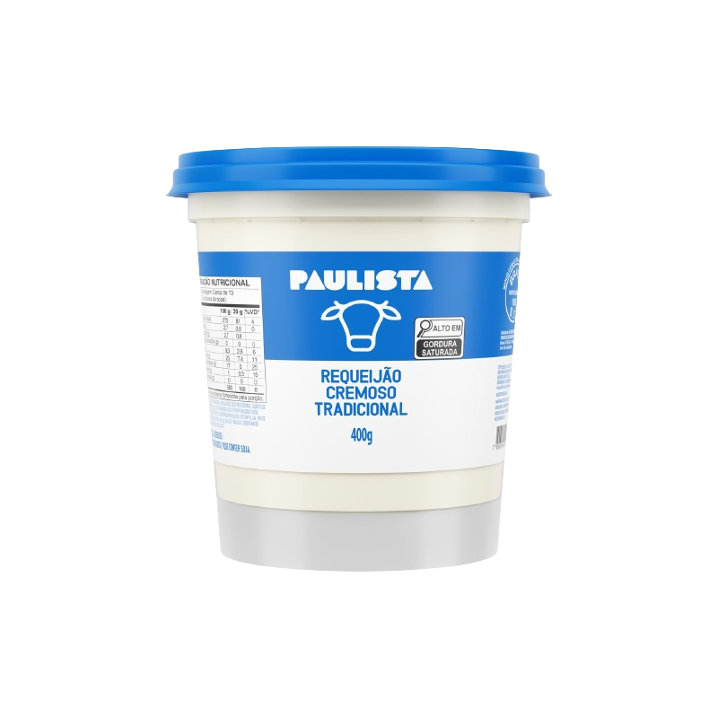 REQUEIJÃO CREMOSO TRADICIONAL PAULISTA POTE 400G