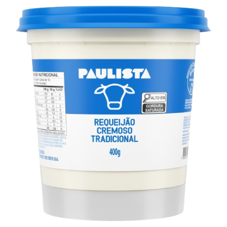 REQUEIJÃO CREMOSO TRADICIONAL PAULISTA POTE 400G