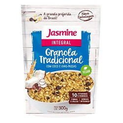 GRANOLA INTEGRAL TRADICIONAL JASMINE POUCH 250G