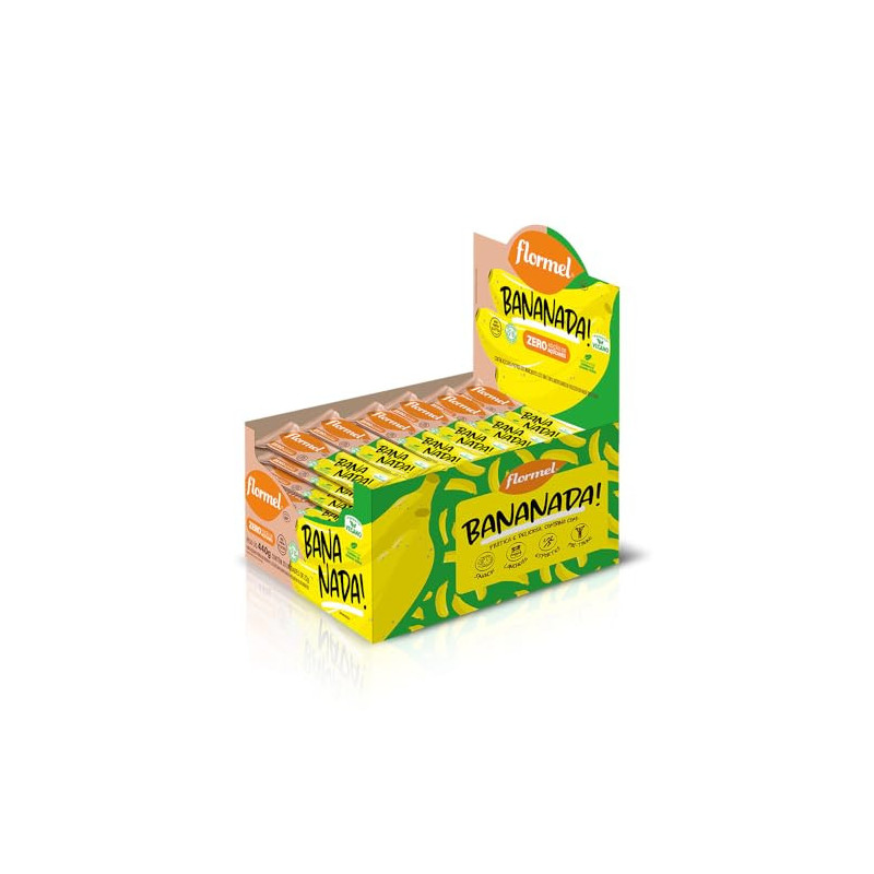 BANANADA FLORMEL CAIXA 440G 20 UNIDADES