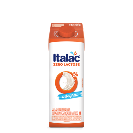LEITE ITALAC UHT INTEGRAL 1LT ZERO LACTOSE